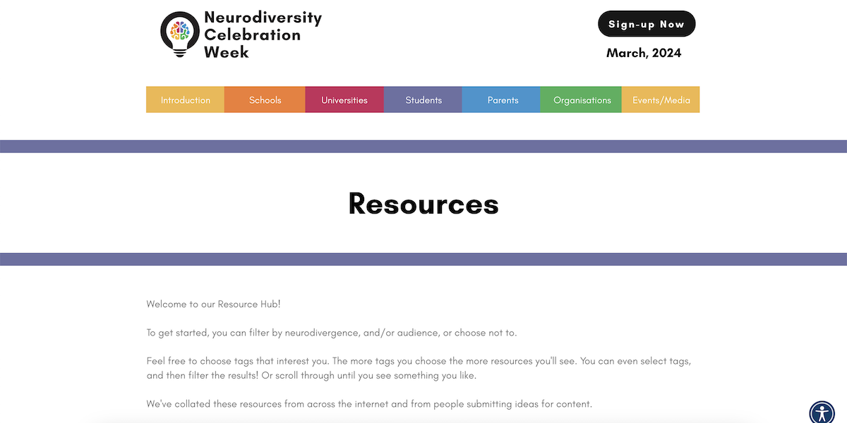 Neurodiversity Celebration Week