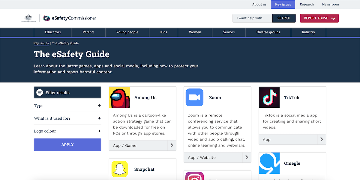 The eSafety Guide